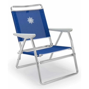 Forma Plaz Textline Καρέκλα Παραλίας Αλουμινίου Μπλε